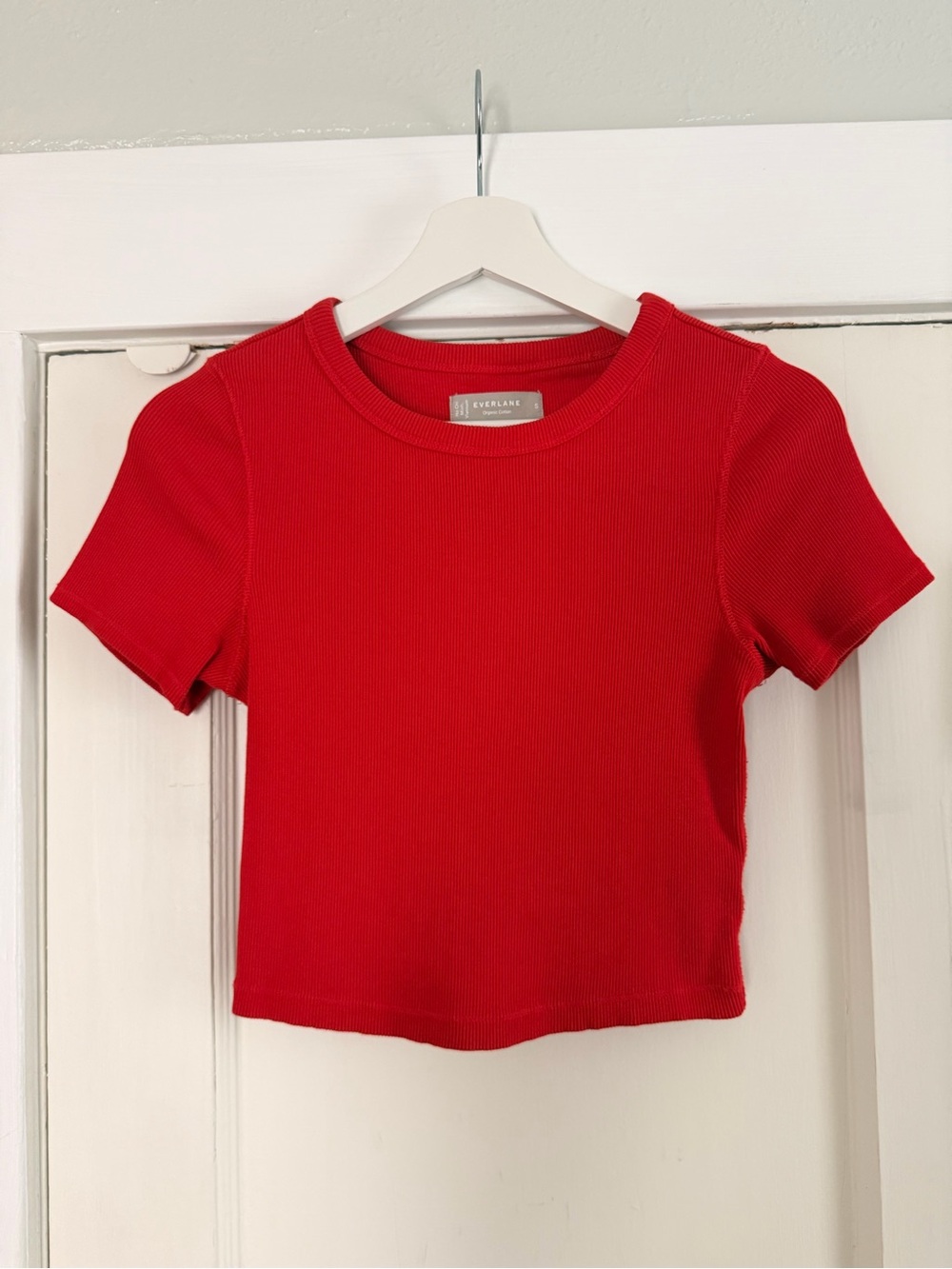 Everlane Red Baby Tee